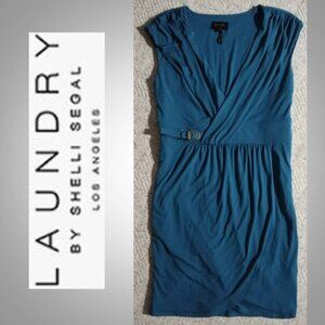Laundry by Shelli Segal Los Angeles green-blue dress women's size 8